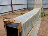 Solar dryer ready to operate